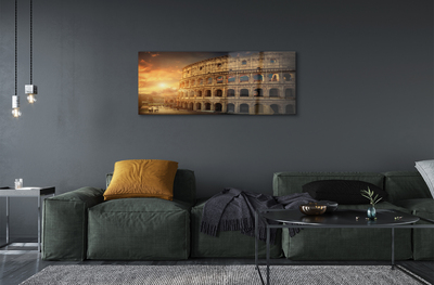 akrylový obraz Rome Colosseum při západu slunce