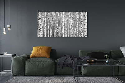 akrylový obraz Černá a bílá strom