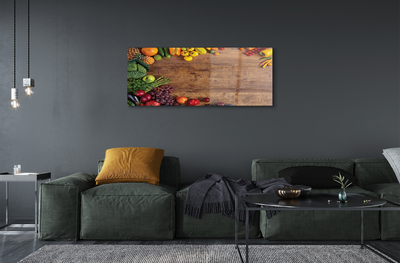 akrylový obraz Board chřest ananas jablko