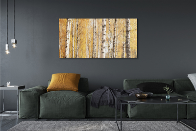 akrylový obraz podzimní stromy