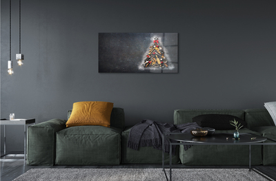 akrylový obraz Vánoční ozdoby