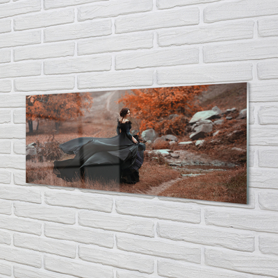 akrylový obraz Ženské podzimní hory