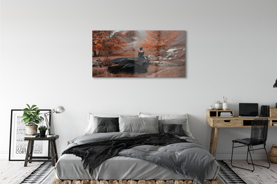 akrylový obraz Ženské podzimní hory