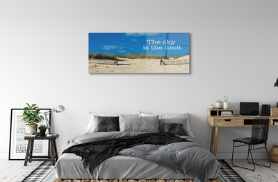 akrylový obraz Beach nebe string