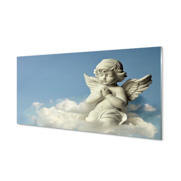 akrylový obraz Anděl nebe mraky