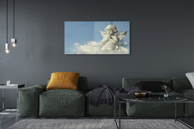 akrylový obraz Anděl nebe mraky