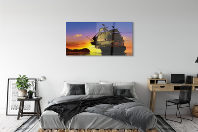 akrylový obraz Sky ship sea