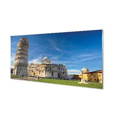 akrylový obraz Italy Šikmá věž katedrály