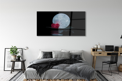 akrylový obraz Srdcem Měsíce