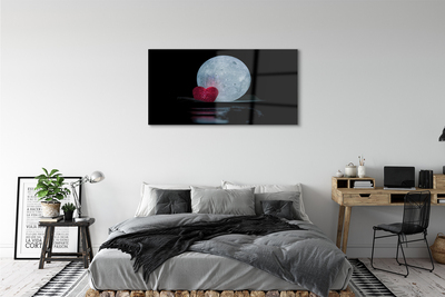 akrylový obraz Srdcem Měsíce