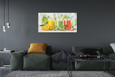 akrylový obraz Koktejly Strawberry Kiwi