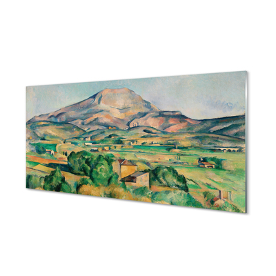 Akrylové obrazy Akrylové obrazy Art louka s výhledem na vrchol