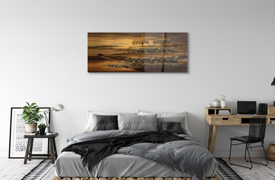 akrylový obraz mořská loď mraky