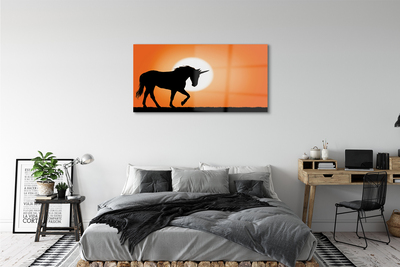 akrylový obraz Sunset Unicorn