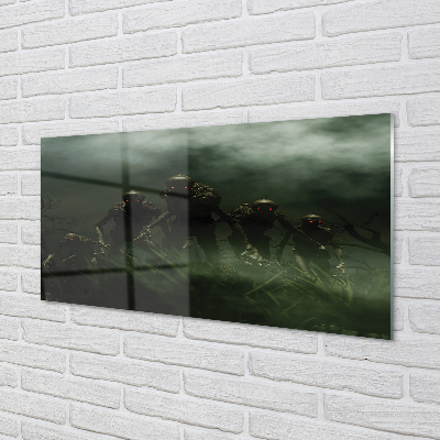 akrylový obraz Zombie mraky