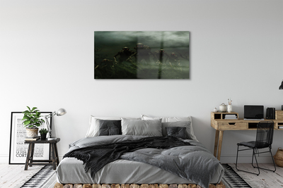 akrylový obraz Zombie mraky