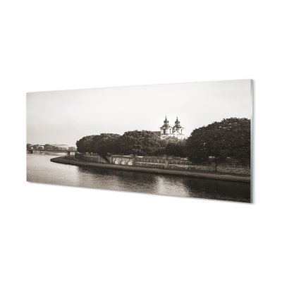 akrylový obraz Krakow River bridge