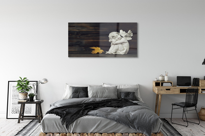 akrylový obraz Spací angel listy board