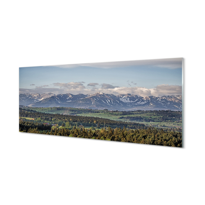 akrylový obraz hory