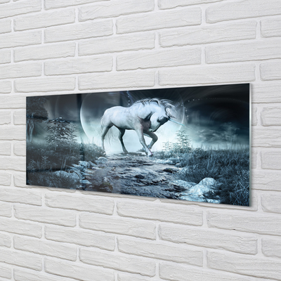 akrylový obraz Forest Unicorn moon