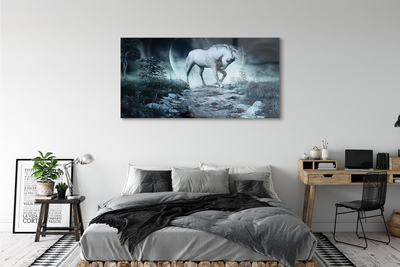 akrylový obraz Forest Unicorn moon