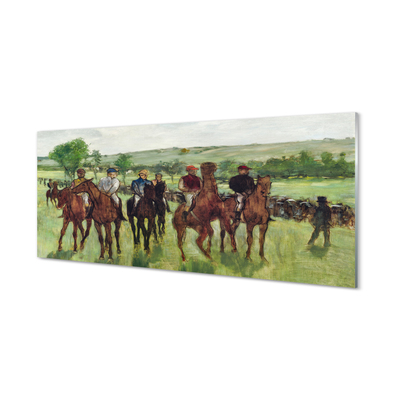 akrylový obraz Art jízda na koni