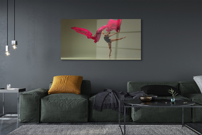 akrylový obraz Baletka růžová Materiál