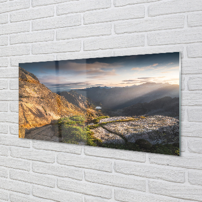akrylový obraz Mountain Sunrise