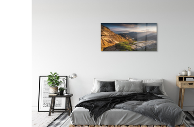 akrylový obraz Mountain Sunrise