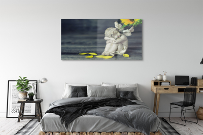 akrylový obraz Spací anděla slunečnice