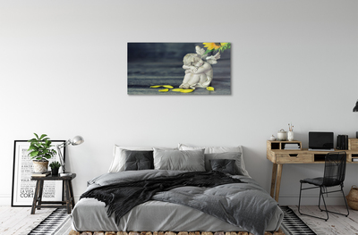 akrylový obraz Spací anděla slunečnice