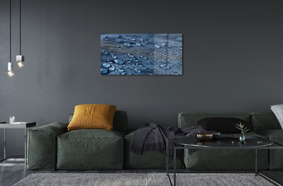 akrylový obraz Vodní kapky makro