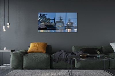 akrylový obraz Lodě mořské oblohy