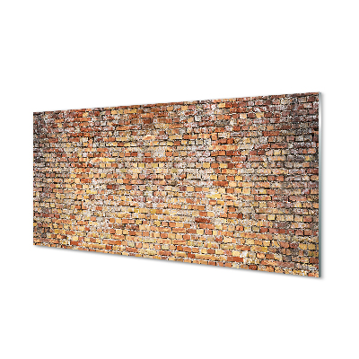 akrylový obraz Cihlová zeď kamenná