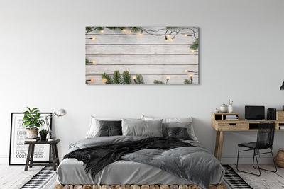 akrylový obraz Větvičky světlé dřevo
