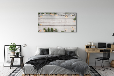 akrylový obraz Větvičky světlé dřevo