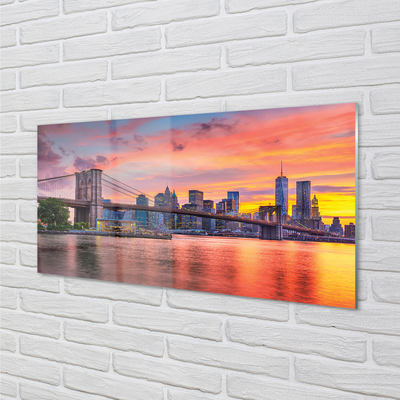 akrylový obraz most sunrise