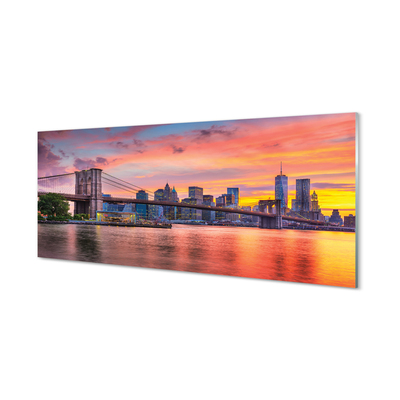 akrylový obraz most sunrise