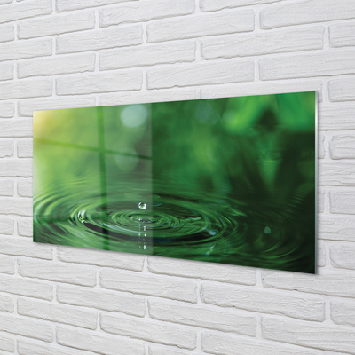 akrylový obraz Kapka vody close-up