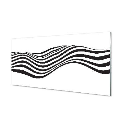Akrylové obrazy Akrylové obrazy Zebra pruhy vlna