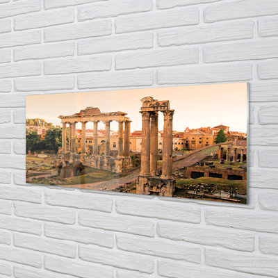 akrylový obraz Řím Roman Forum svítání