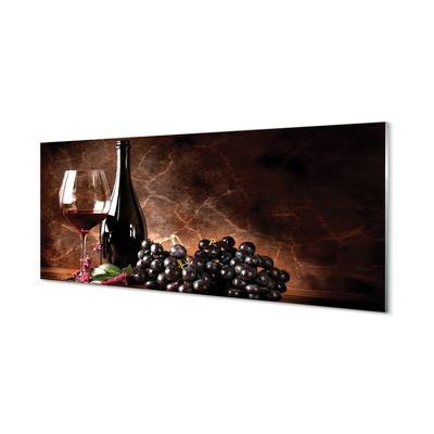 akrylový obraz sklenice vína