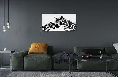 akrylový obraz malované zebra
