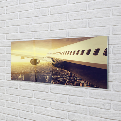 akrylový obraz Letadlo City West