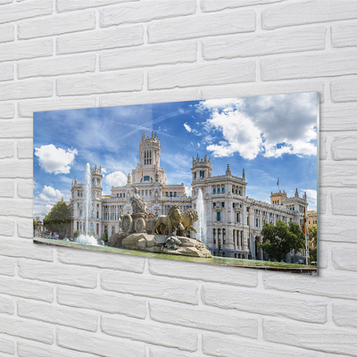 akrylový obraz Spain Fountain Palace Madrid