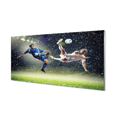 akrylový obraz Déšť míč lidé