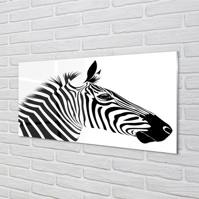 akrylový obraz Ilustrace zebra