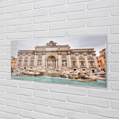 akrylový obraz Řím Fontána bazilika