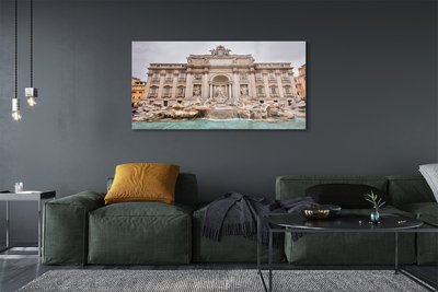 akrylový obraz Řím Fontána bazilika