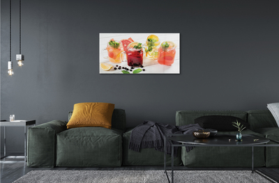 akrylový obraz Koktejly s citrusy